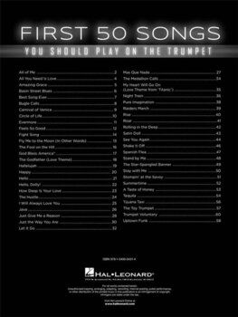 Noten Hal Leonard First 50 Songs You Should Play on The Trumpet Noten - 2