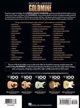 Notas Hal Leonard Guitar Lesson Goldmine: 100 Classical Lessons Notas - 2