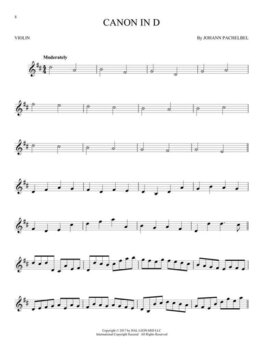 Sheet Music Hal Leonard First 50 Songs You Should Play on The Violin Sheet Music - 5