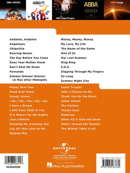 Nuty Hal Leonard Really Easy Piano: 40 ABBA Songs Nuty - 2