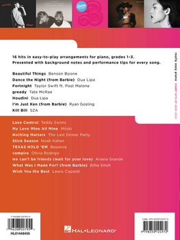 Noten Hal Leonard Really Easy Piano: Chart Hits of 2023-2024 Noten - 2