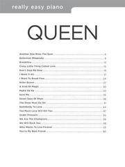 Notas Hal Leonard Really Easy Piano: Queen Notas - 1