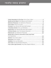 Noten Hal Leonard Really Easy Piano: Movie Musicals Noten - 1