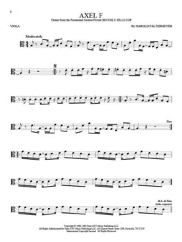 Note Hal Leonard 101 Movie Hits for Viola Note - 6