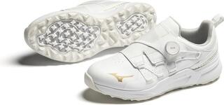 Calzado de golf para hombres Mizuno Hazard Enerzy Limited BOA White/Gold - 1