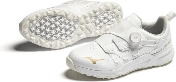 Golfijalatsid meestele Mizuno Hazard Enerzy Limited BOA White/Gold 43 Golfijalatsid meestele - 2