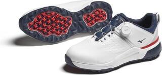 Men's golf shoes Mizuno Hazard Enerzy BOA White/Dress Blues - 2
