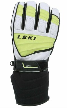 Smučarske rokavice Leki Griffin S White-Lime-Black 9,5 - 2