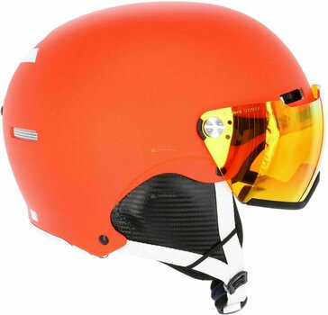 Lyžařská helma UVEX Hlmt 500 Visor Orange Mat 52-55 cm 17/18 - 3