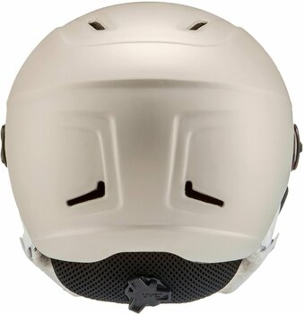 Ski Helmet UVEX Hlmt 400 Visor Style Prosecco Met Mat 53-58 cm 18/19 - 3