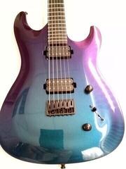 Guitarra elétrica Chapman Guitars ML1 Baritone Pro Modern Morpheus Purple Flip Guitarra elétrica (Tao bons como novos) - 1