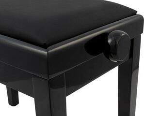 Sgabello per pianoforte in legno Pianonova HY-PJ023 Sgabello per pianoforte in legno Black Gloss - 5