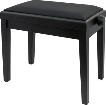 Дървена табуретка за пиано Pianonova HY-PJ023 Дървена табуретка за пиано Black Matte - 2
