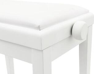 Sgabello per pianoforte in legno Pianonova HY-PJ023 Sgabello per pianoforte in legno White Matte - 5