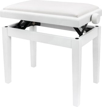 Scaun din lemn pentru pian Pianonova HY-PJ023 Scaun din lemn pentru pian Alb Mat - 4