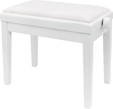 Дървена табуретка за пиано Pianonova HY-PJ023 Дървена табуретка за пиано White Gloss - 2