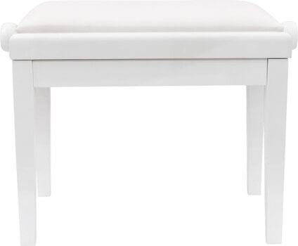 Дървена табуретка за пиано Pianonova HY-PJ023 Дървена табуретка за пиано White Gloss - 3