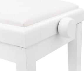 Sgabello per pianoforte in legno Pianonova HY-PJ023 Sgabello per pianoforte in legno White Gloss - 5