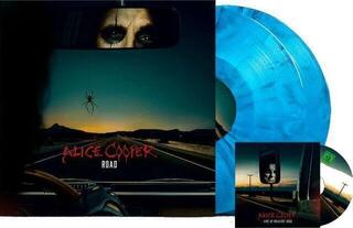 Vinylplade Alice Cooper - Road (180 g) (Indie Exclusive) (Blue With Black Marble Coloured) (2 LP + DVD) - 1