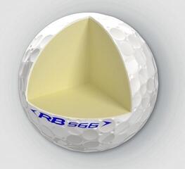 Golfball Mizuno RB566 White Basic Golfball - 6