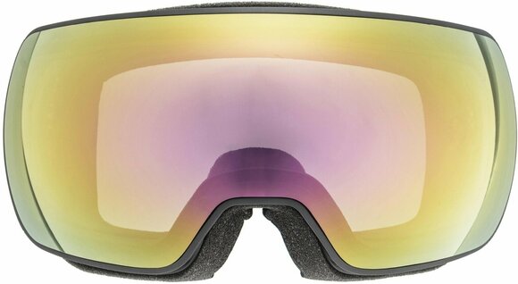 Ski-bril UVEX Compact FM Black Mat/Mirror Pink 17/18 - 2