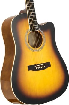 Akustikgitarre Pasadena SG028C Vintage Sunburst Akustikgitarre - 4