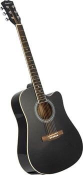 Dreadnought Guitar Pasadena SG028C Black Dreadnought Guitar - 3