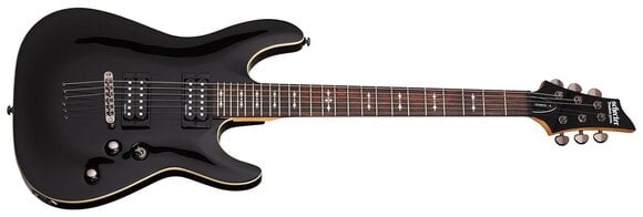 E-Gitarre Schecter Omen 6 Gloss Black E-Gitarre - 2