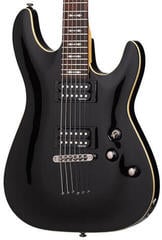 Elektromos gitár Schecter Omen 6 Gloss Black Elektromos gitár - 2