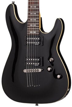 E-Gitarre Schecter Omen 6 Gloss Black E-Gitarre - 3