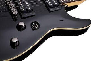 Elektromos gitár Schecter Omen 6 Gloss Black Elektromos gitár - 6