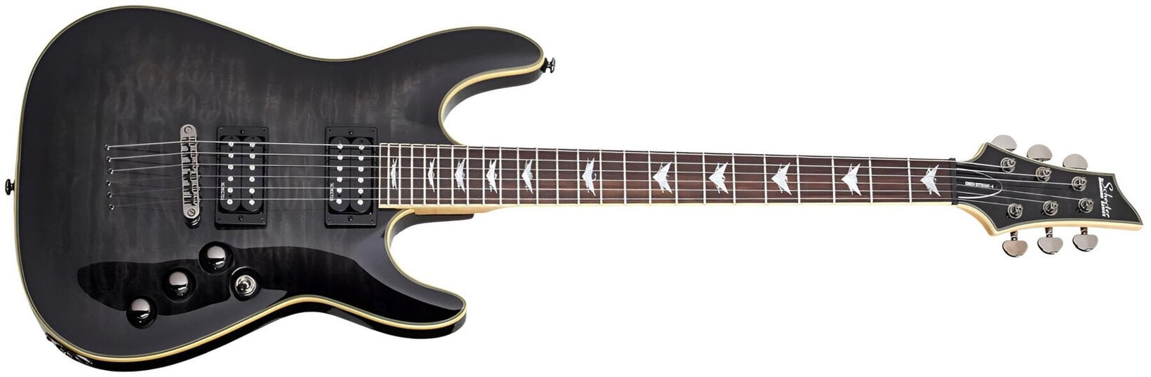 ギター Schecter Diamond Series Omen Extreme 6 Schecter Omen Extreme-6 gitara elektryczna, zobacz przez