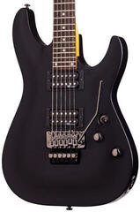 Elektrická gitara Schecter C-1 FR SGR Midnight Satin Black Elektrická gitara - 2