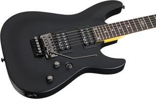Elektrická gitara Schecter C-1 FR SGR Midnight Satin Black Elektrická gitara - 3