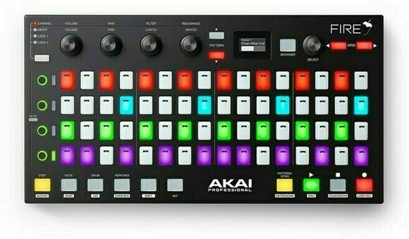 MIDI kontroler, MIDI ovládač Akai Fire - 2
