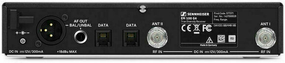 Récepteur pour systèmes sans fil Sennheiser DW: 790-865 MHz - 3