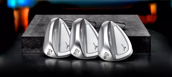 Golfová palica - wedge Mizuno Pro T-3 Soft White Satin Golfová palica - wedge Pravá ruka Oceľ 58° 08° Wedge Flex - 7