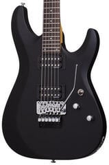 E-Gitarre Schecter C-6 FR Deluxe Satin Black E-Gitarre - 2