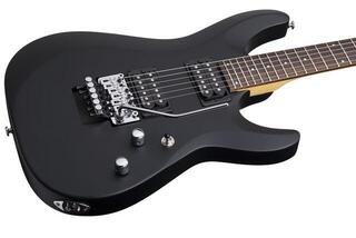 E-Gitarre Schecter C-6 FR Deluxe Satin Black E-Gitarre - 3