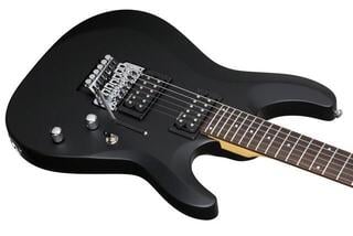 E-Gitarre Schecter C-6 FR Deluxe Satin Black E-Gitarre - 4