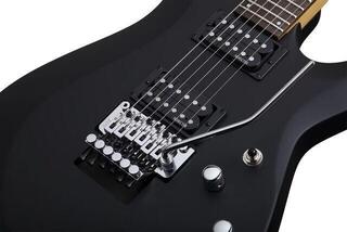 E-Gitarre Schecter C-6 FR Deluxe Satin Black E-Gitarre - 6