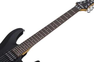E-Gitarre Schecter C-6 FR Deluxe Satin Black E-Gitarre - 7
