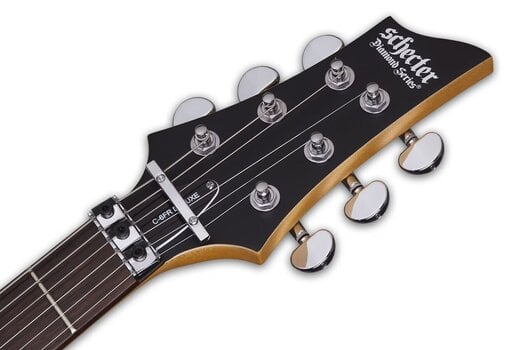 Elektrická gitara Schecter C-6 FR Deluxe Satin Black Elektrická gitara - 9