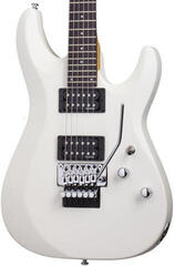 E-Gitarre Schecter C-6 FR Deluxe Satin White E-Gitarre - 2