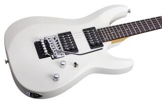 E-Gitarre Schecter C-6 FR Deluxe Satin White E-Gitarre - 3
