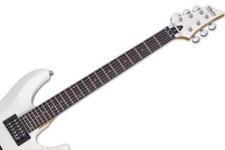 E-Gitarre Schecter C-6 FR Deluxe Satin White E-Gitarre - 6