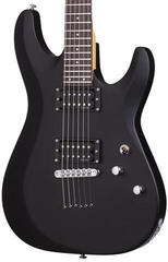 Elektrická gitara Schecter C-6 Deluxe Satin Black Elektrická gitara - 2