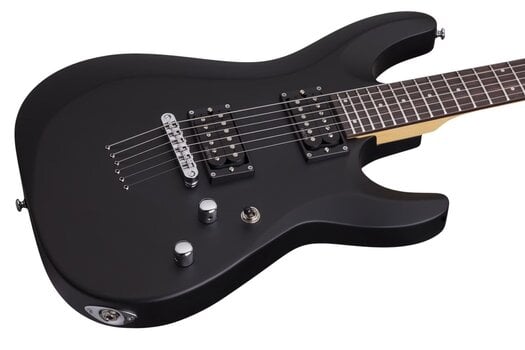 Electric guitar Schecter C-6 Deluxe Satin Black Electric guitar - 4
