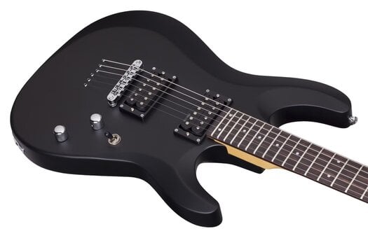 Electric guitar Schecter C-6 Deluxe Satin Black Electric guitar - 5