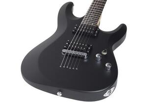 Elektrická gitara Schecter C-6 Deluxe Satin Black Elektrická gitara - 5